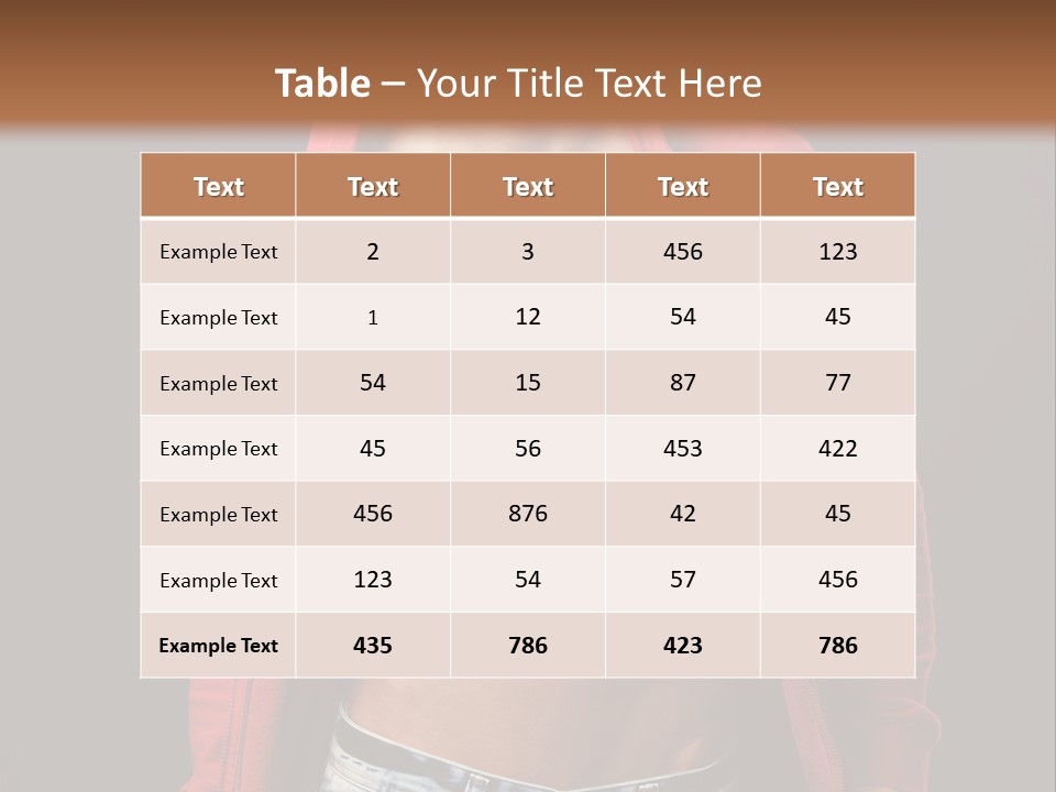 Per On Management Writing PowerPoint Template