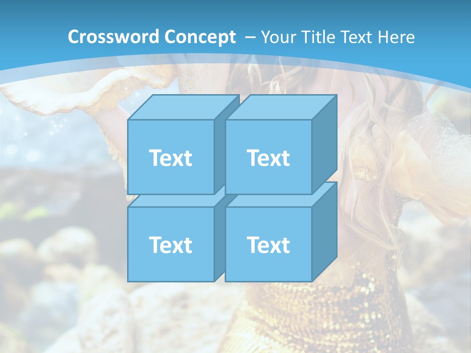 Girl Beautiful Dream PowerPoint Template