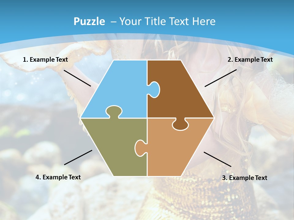 Girl Beautiful Dream PowerPoint Template