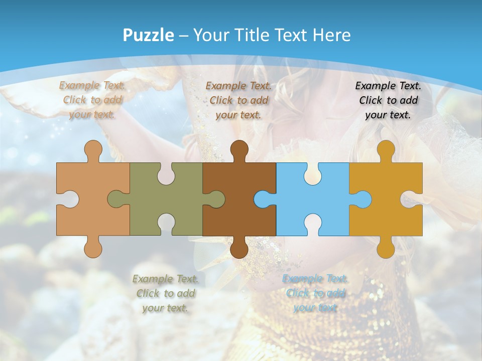 Girl Beautiful Dream PowerPoint Template