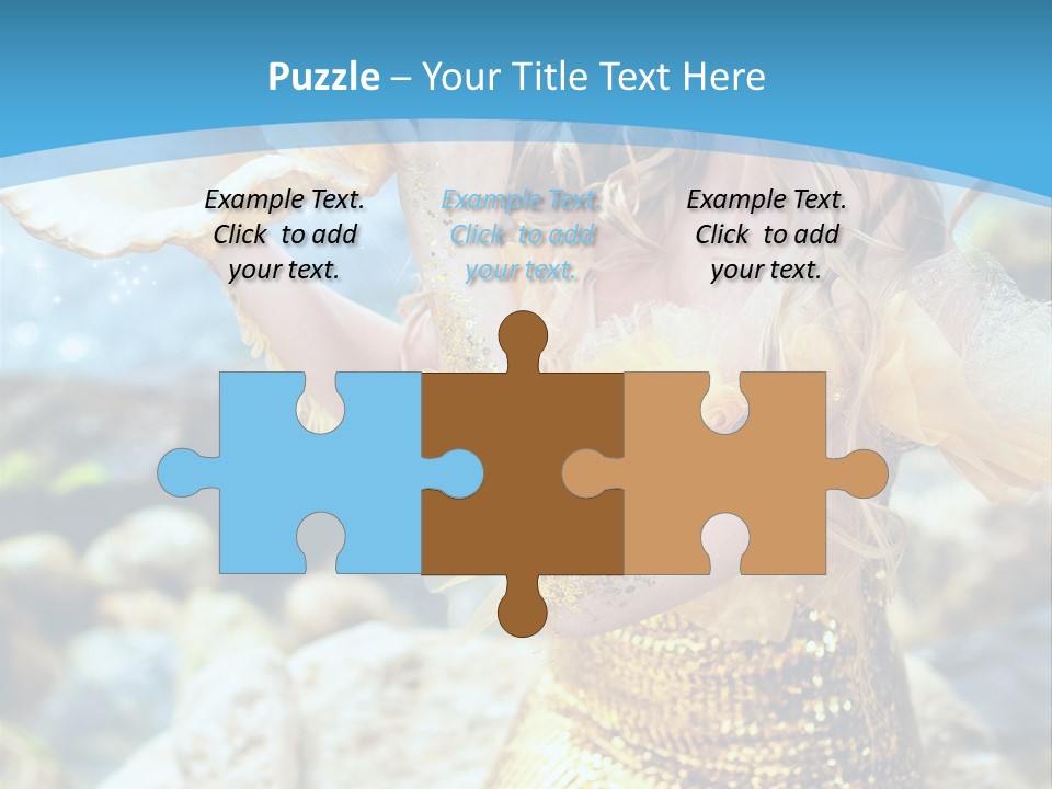 Girl Beautiful Dream PowerPoint Template