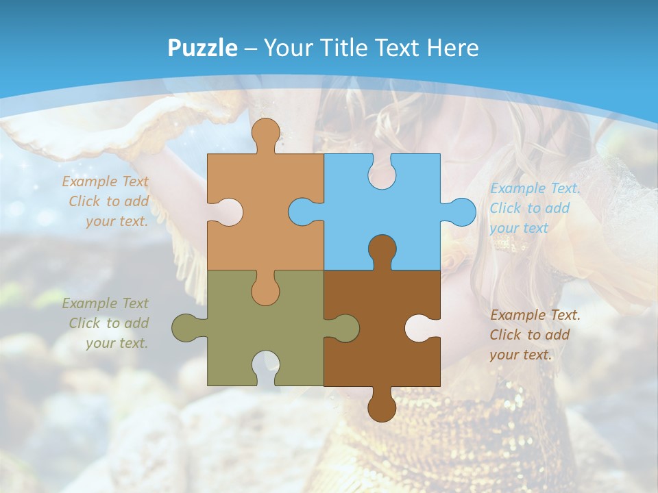 Girl Beautiful Dream PowerPoint Template