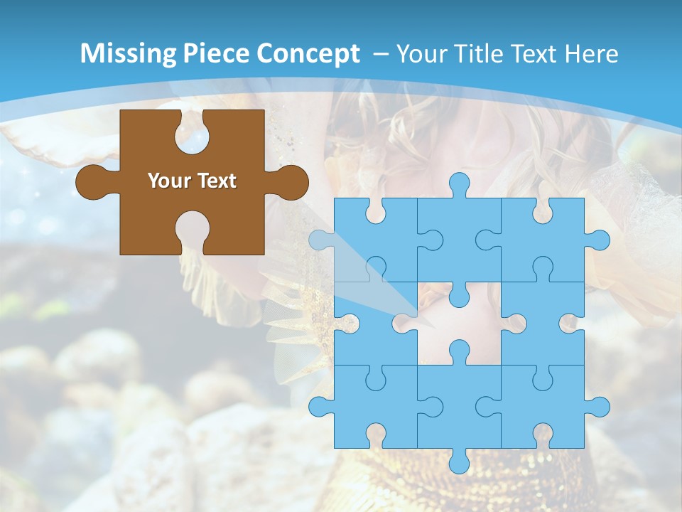 Girl Beautiful Dream PowerPoint Template