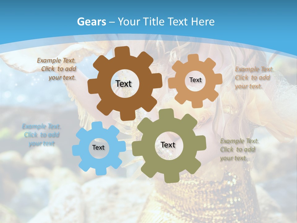 Girl Beautiful Dream PowerPoint Template