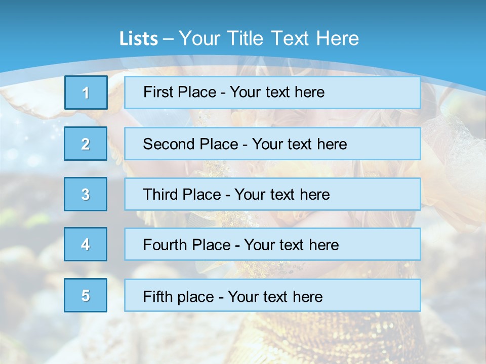Girl Beautiful Dream PowerPoint Template