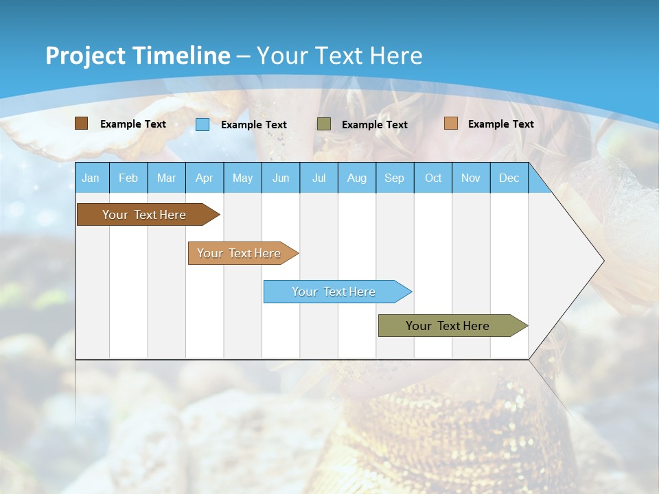 Girl Beautiful Dream PowerPoint Template