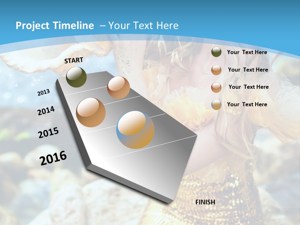 Girl Beautiful Dream PowerPoint Template