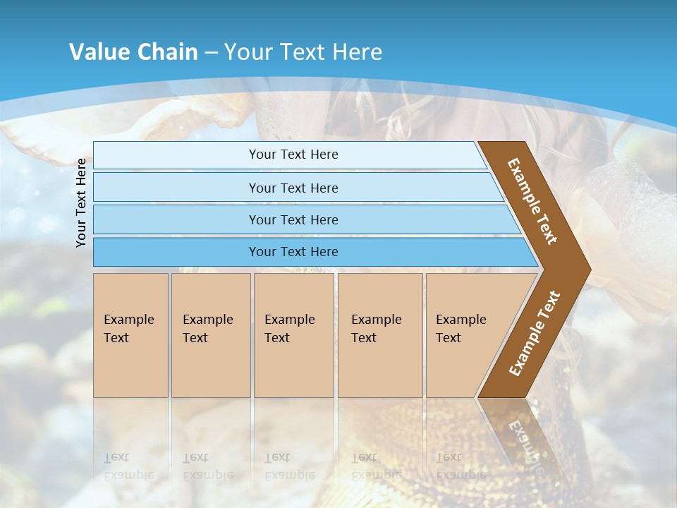 Girl Beautiful Dream PowerPoint Template