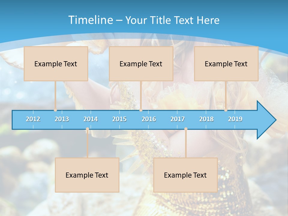 Girl Beautiful Dream PowerPoint Template