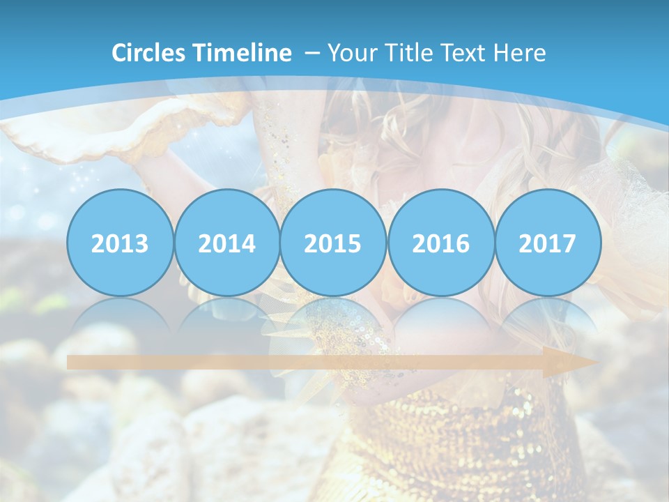 Girl Beautiful Dream PowerPoint Template