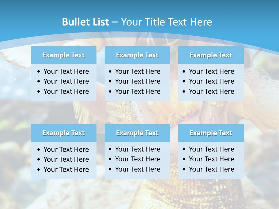 Girl Beautiful Dream PowerPoint Template