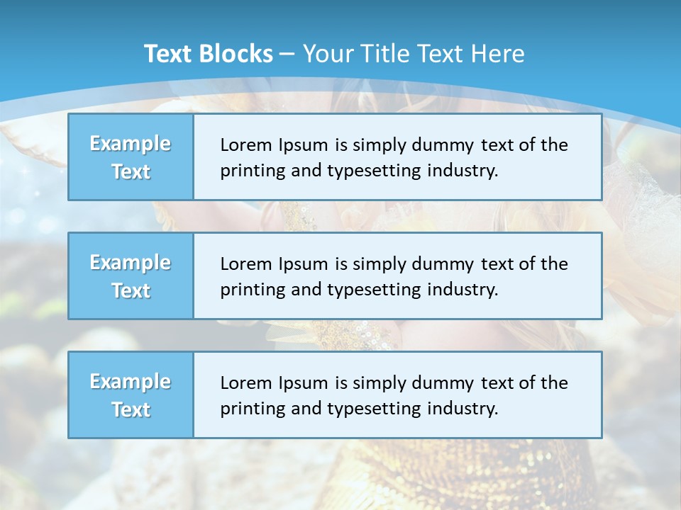 Girl Beautiful Dream PowerPoint Template