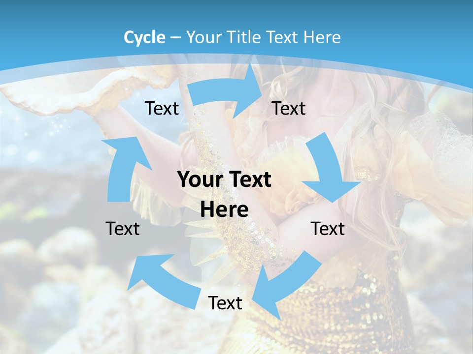 Girl Beautiful Dream PowerPoint Template