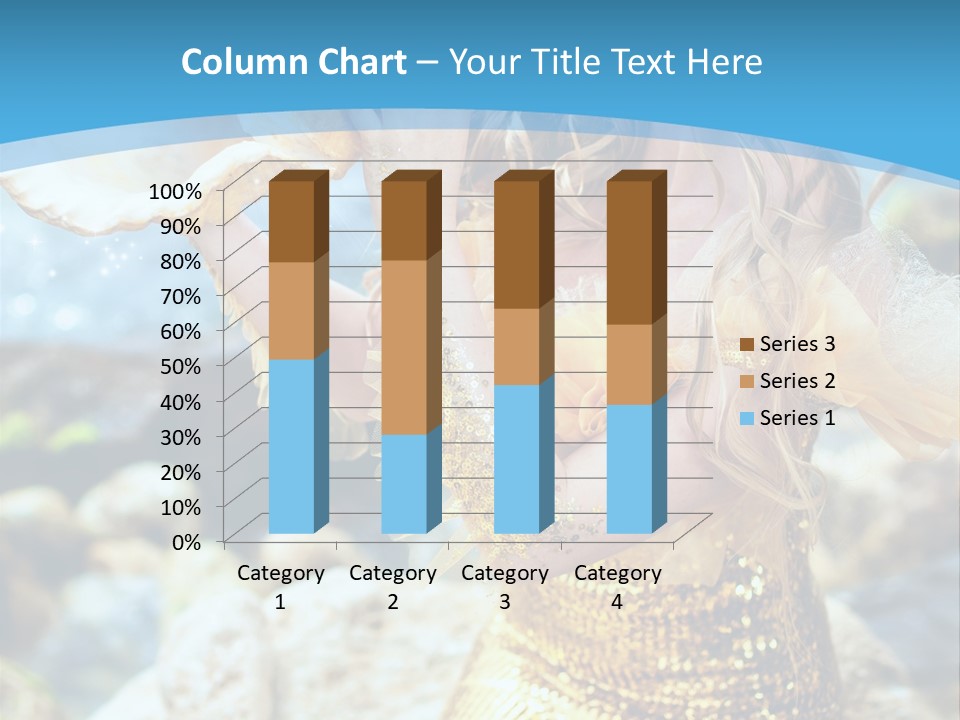 Girl Beautiful Dream PowerPoint Template