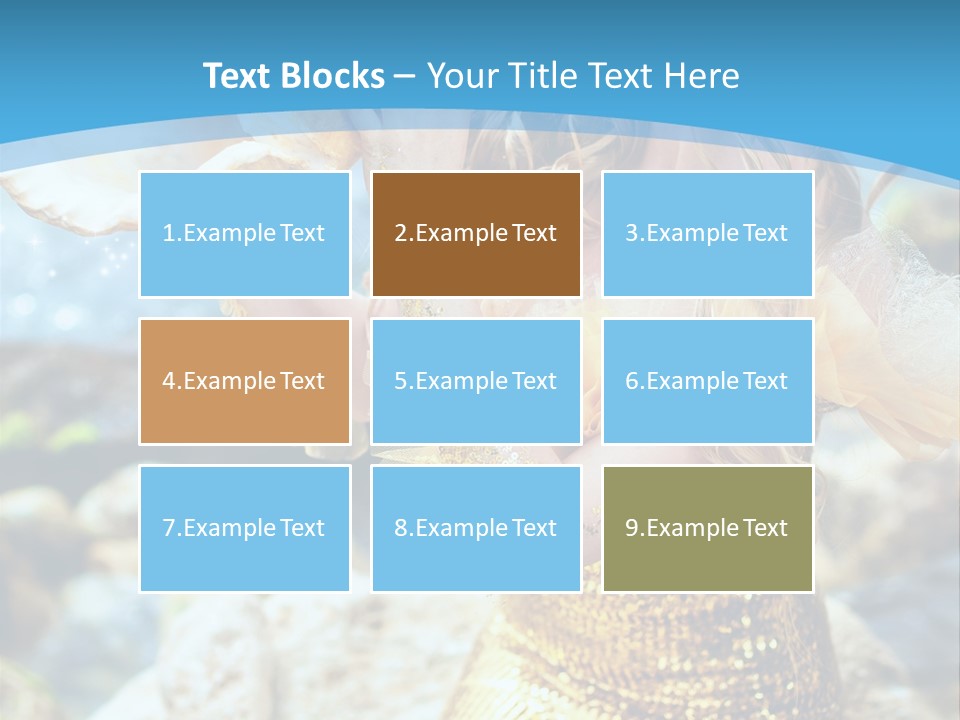 Girl Beautiful Dream PowerPoint Template