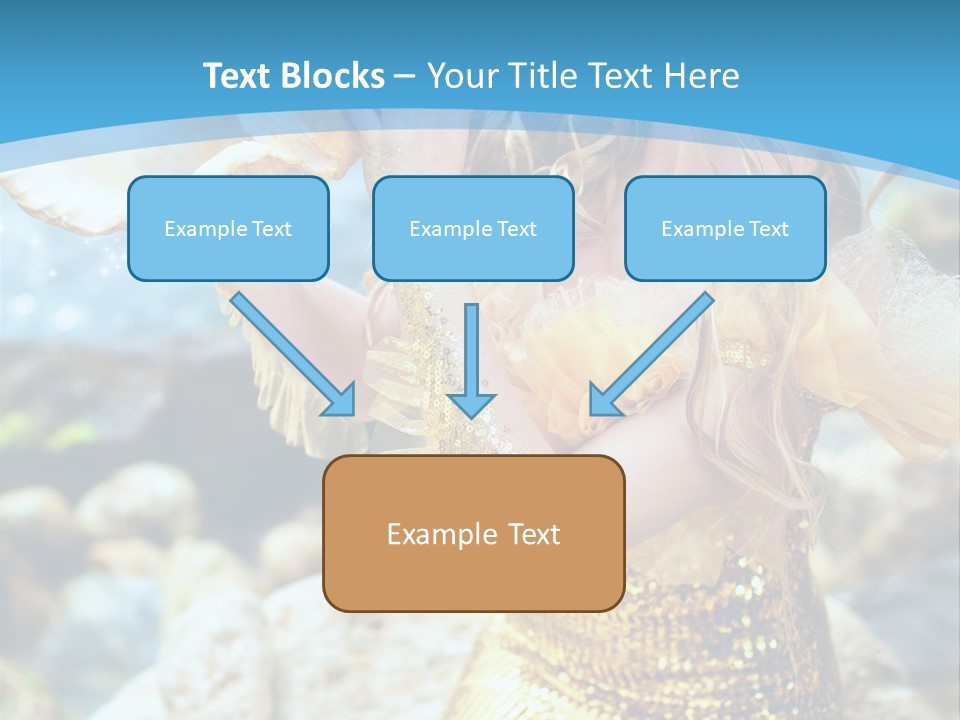 Girl Beautiful Dream PowerPoint Template