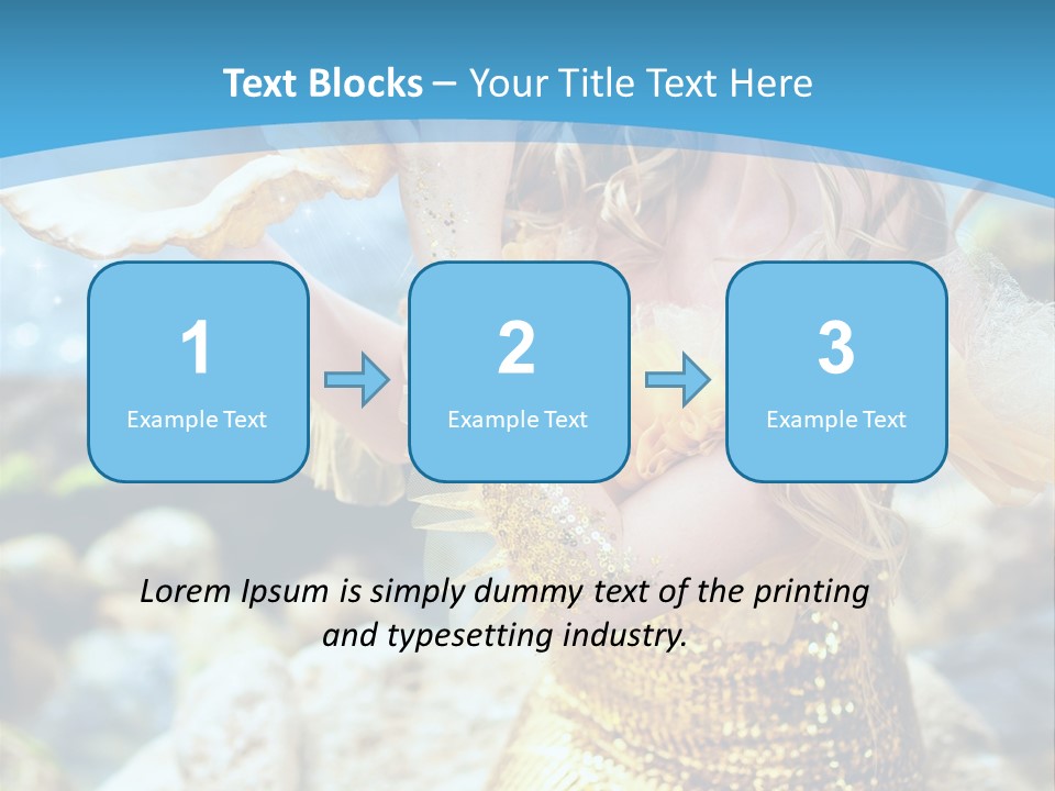 Girl Beautiful Dream PowerPoint Template