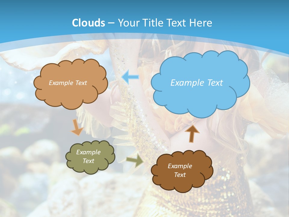 Girl Beautiful Dream PowerPoint Template