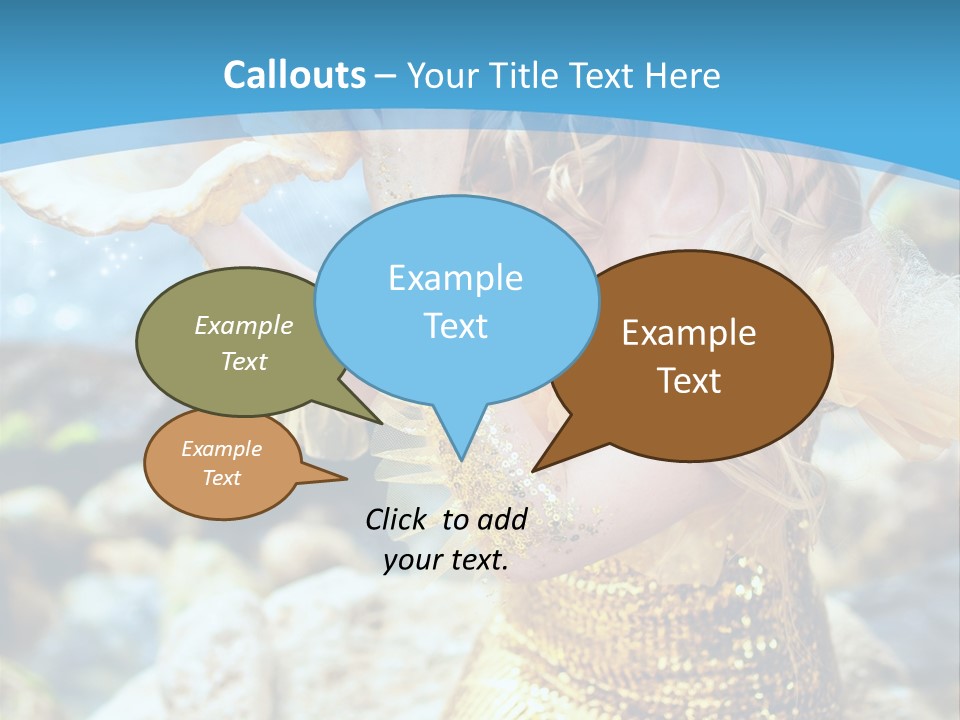 Girl Beautiful Dream PowerPoint Template