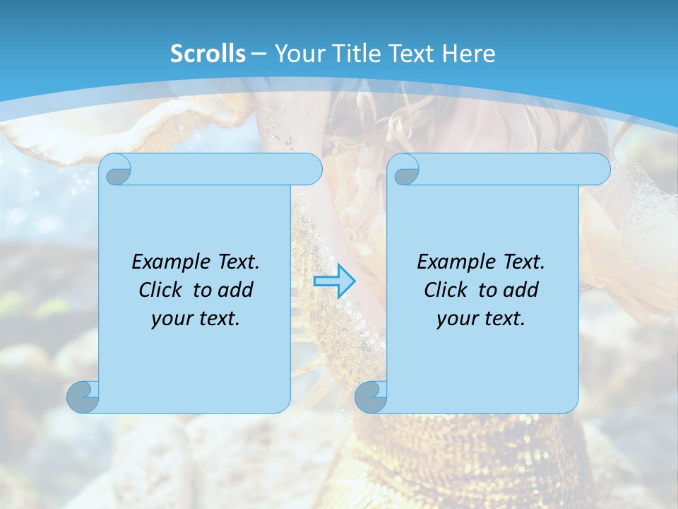 Girl Beautiful Dream PowerPoint Template