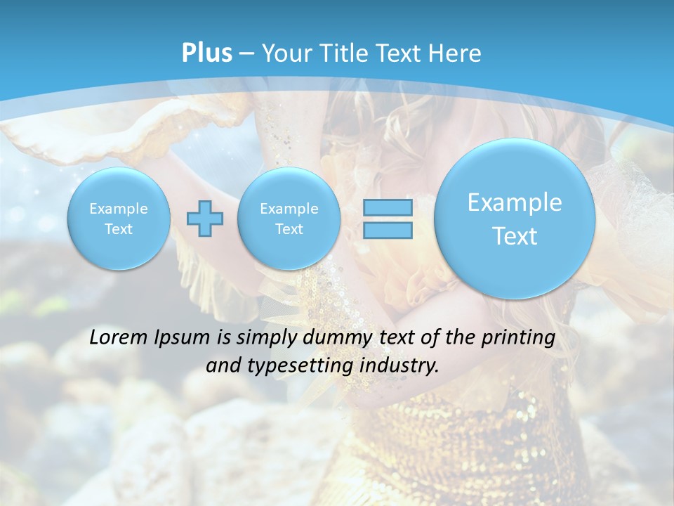 Girl Beautiful Dream PowerPoint Template