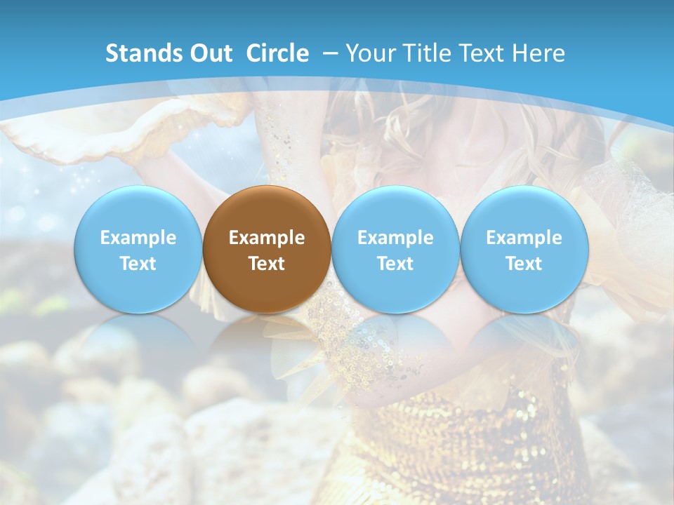 Girl Beautiful Dream PowerPoint Template