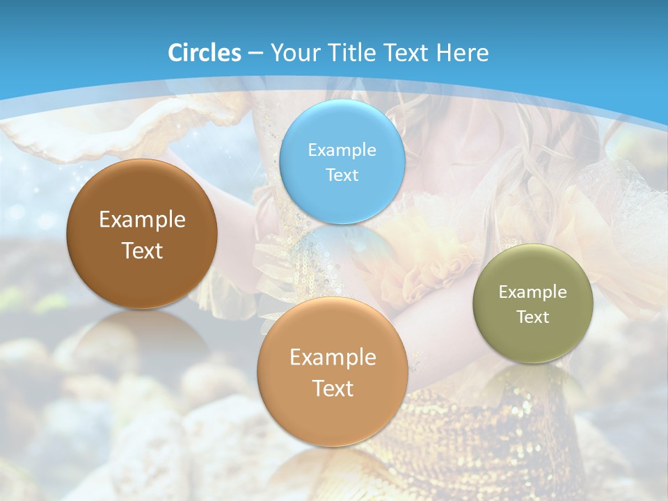 Girl Beautiful Dream PowerPoint Template