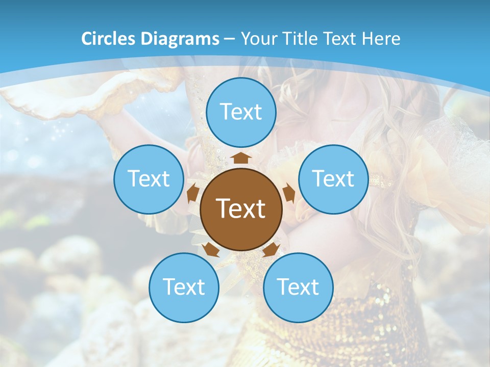 Girl Beautiful Dream PowerPoint Template