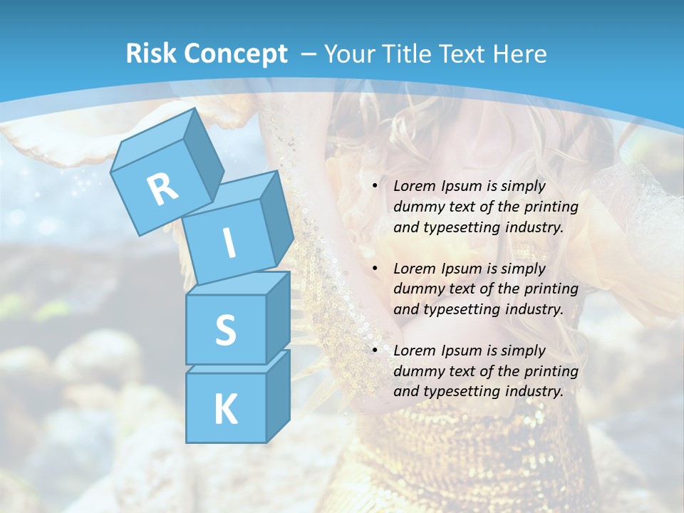 Girl Beautiful Dream PowerPoint Template