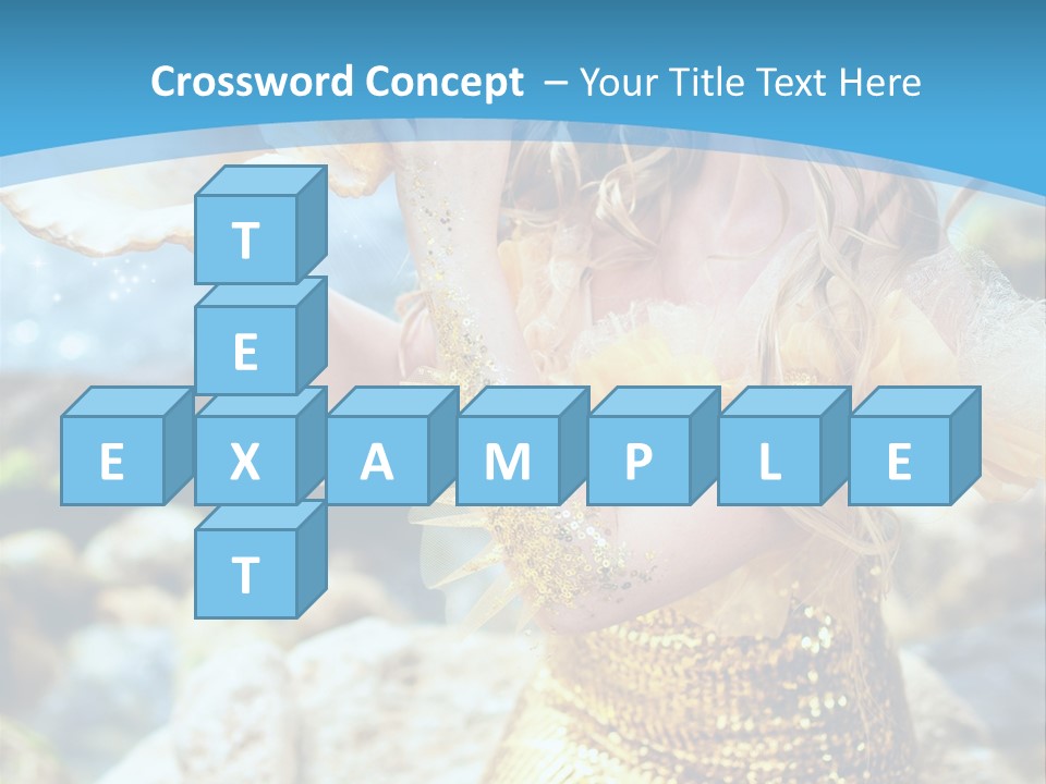 Girl Beautiful Dream PowerPoint Template