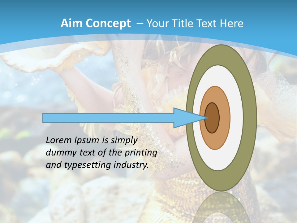 Girl Beautiful Dream PowerPoint Template