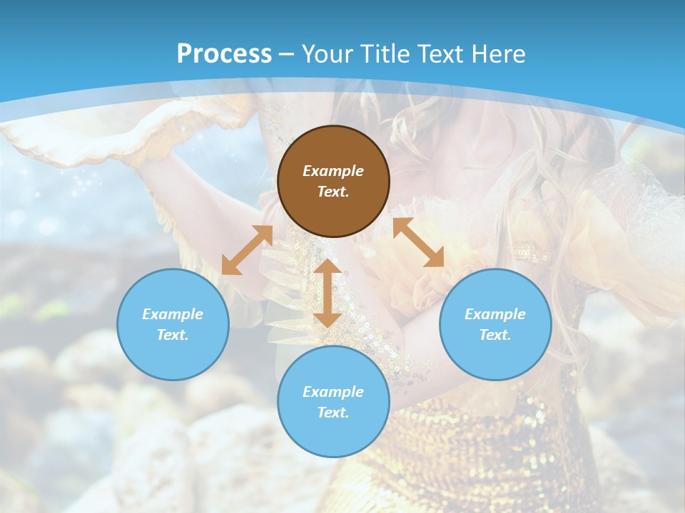 Girl Beautiful Dream PowerPoint Template