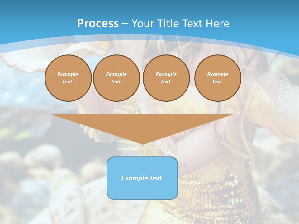 Girl Beautiful Dream PowerPoint Template