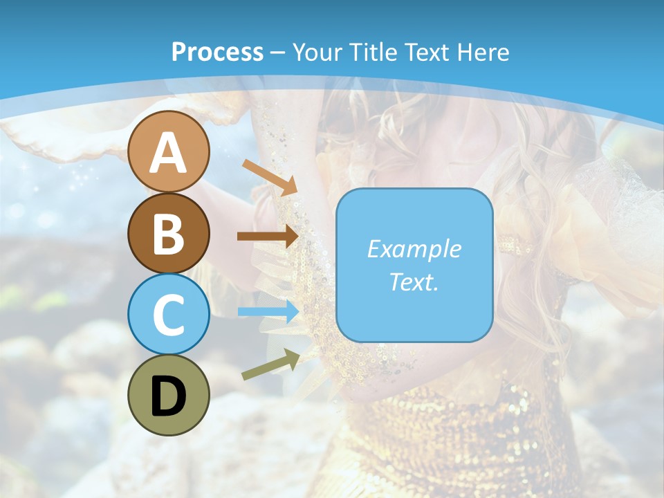 Girl Beautiful Dream PowerPoint Template