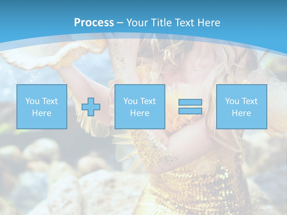 Girl Beautiful Dream PowerPoint Template