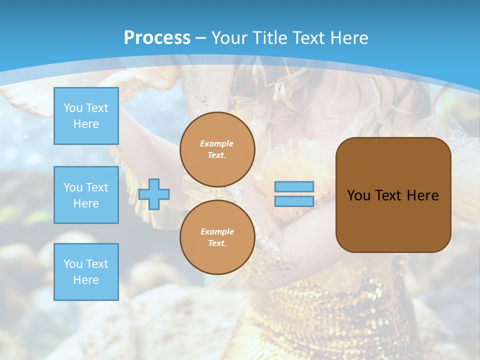 Girl Beautiful Dream PowerPoint Template