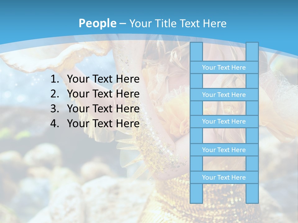 Girl Beautiful Dream PowerPoint Template