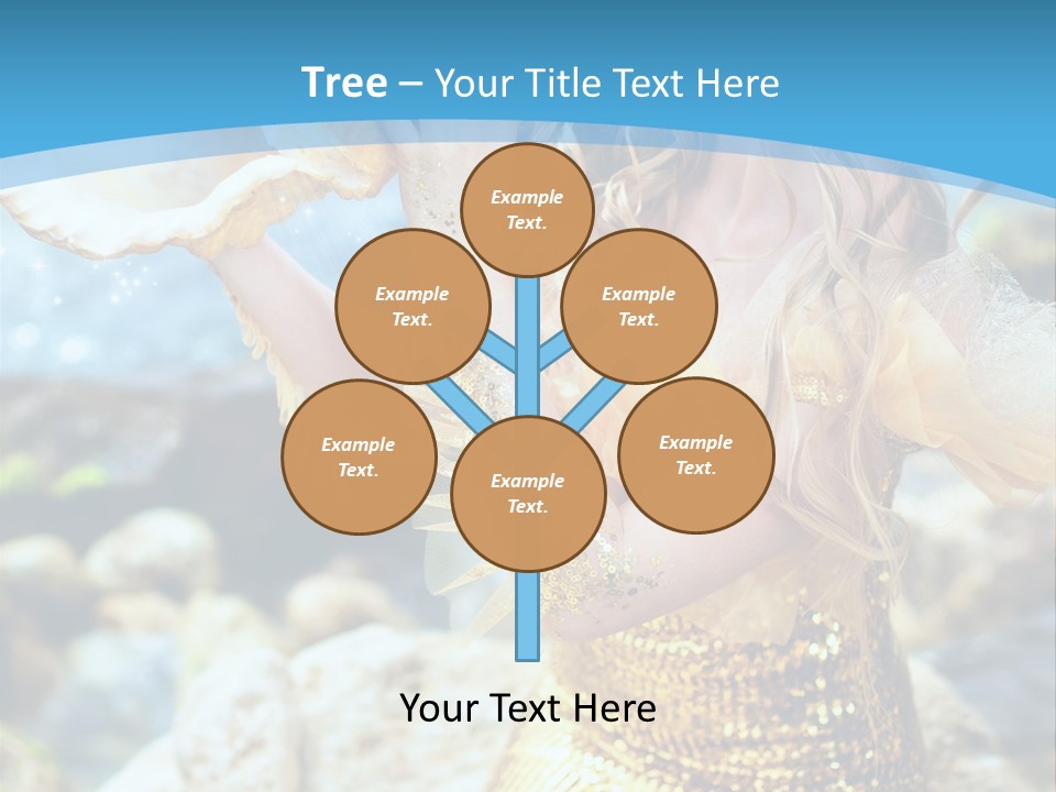 Girl Beautiful Dream PowerPoint Template