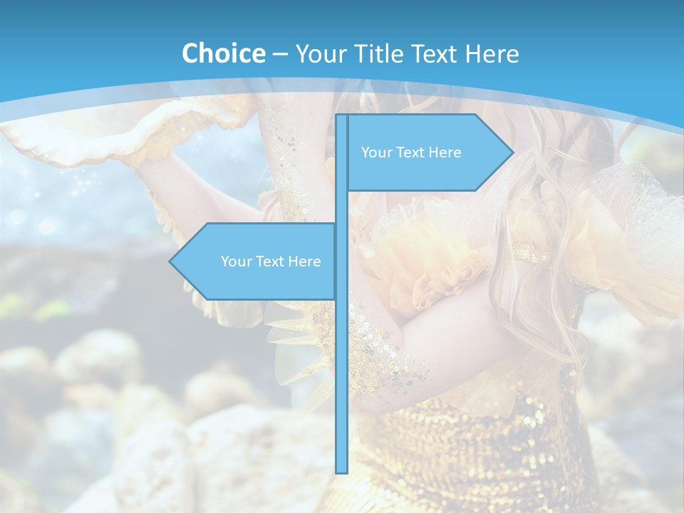 Girl Beautiful Dream PowerPoint Template