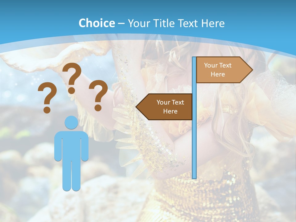 Girl Beautiful Dream PowerPoint Template