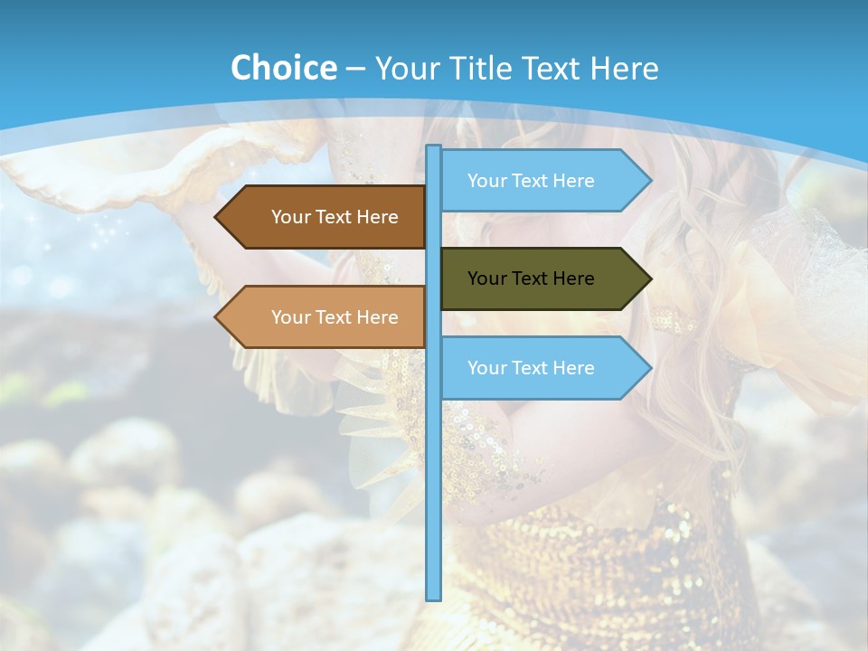 Girl Beautiful Dream PowerPoint Template