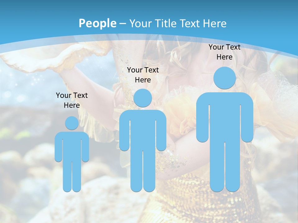 Girl Beautiful Dream PowerPoint Template