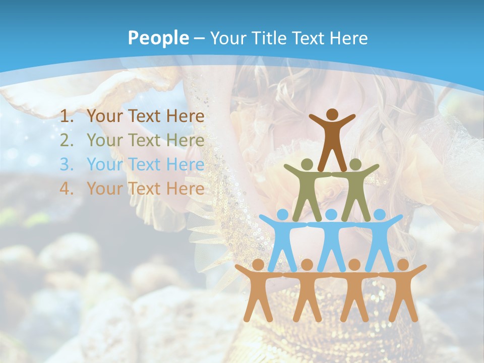 Girl Beautiful Dream PowerPoint Template