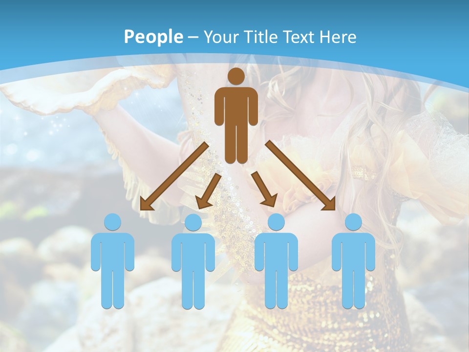 Girl Beautiful Dream PowerPoint Template