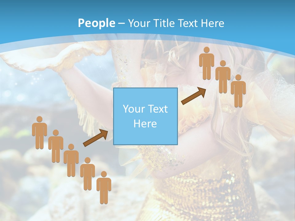 Girl Beautiful Dream PowerPoint Template