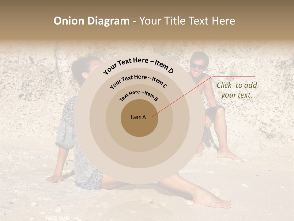 Honeymoon Sea Blur PowerPoint Template