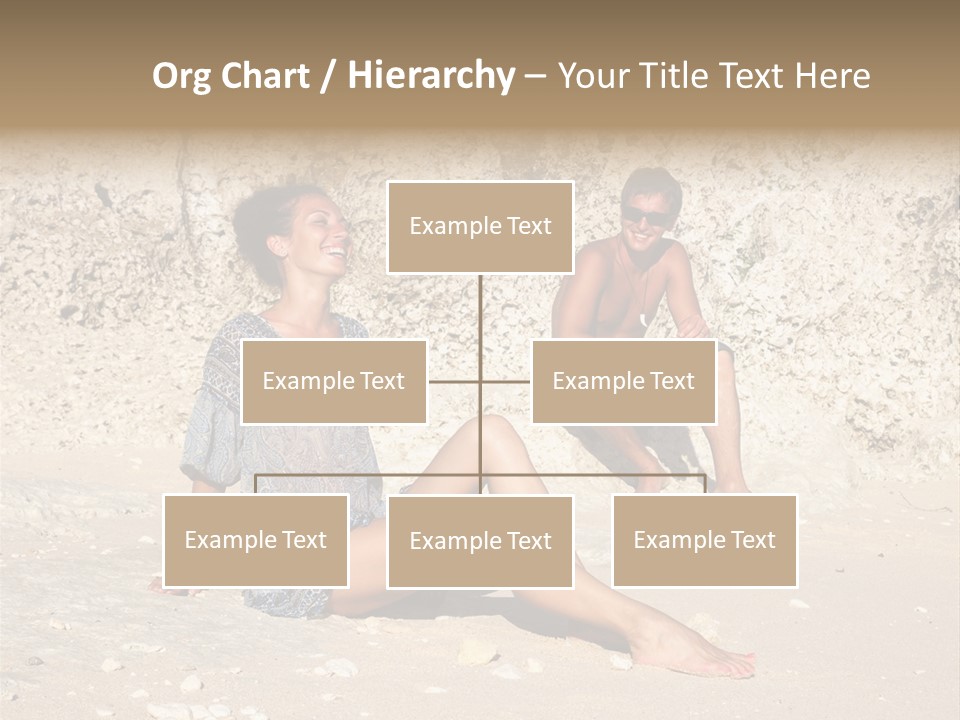 Honeymoon Sea Blur PowerPoint Template