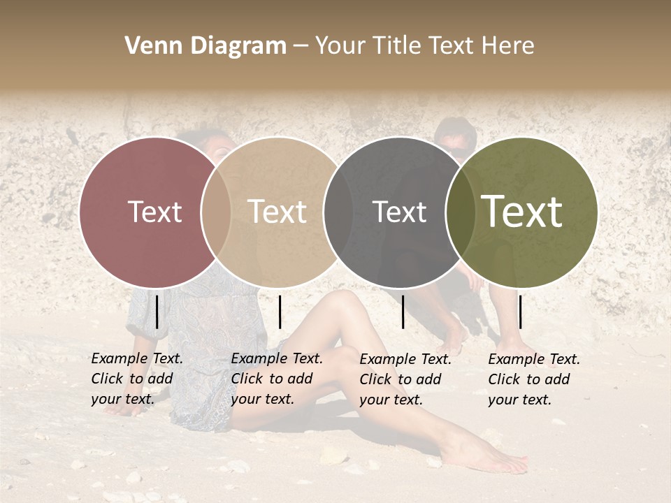 Honeymoon Sea Blur PowerPoint Template