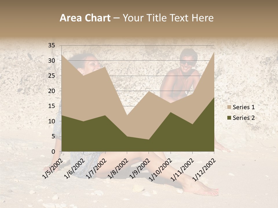 Honeymoon Sea Blur PowerPoint Template