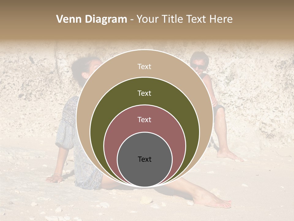 Honeymoon Sea Blur PowerPoint Template